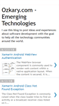 Mobile Screenshot of ozkary.com